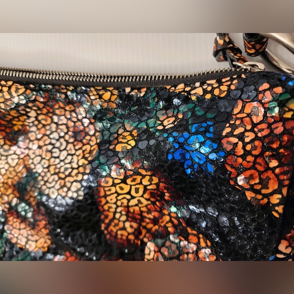 HOBO Bright & Light Genuine Leather Gabor Hydrangea Shoulder Bag Purse - Picture 11 of 15